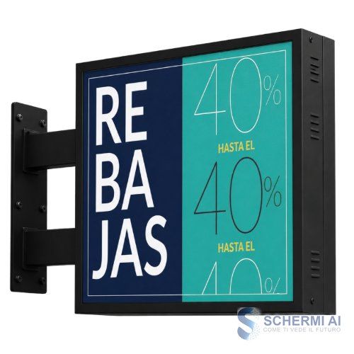 Insegna Ledwall Skysign Bifacciale P2.9 - 100x100cm