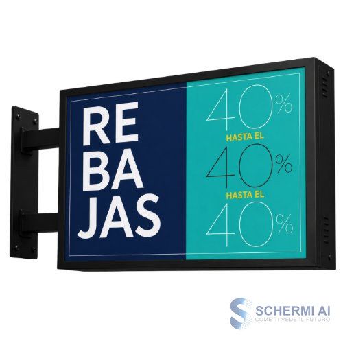Insegna Ledwall Skysign Bifacciale P2.9 - 100x75cm