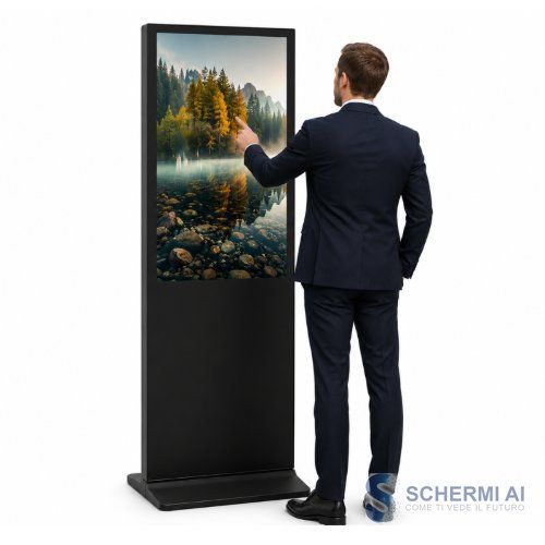 Totem Lcd 65" Indoor Touchscreen - GlassTower